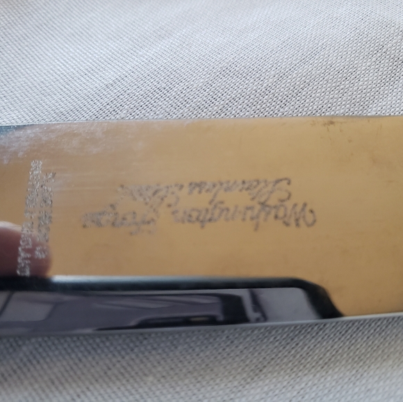 Vintage carving set fo stag handles by Washington forge - Picture 3 of 4